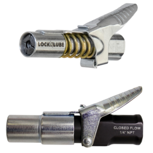 LockNlube Grease Gun Coupler and Locknflate Air Chuck Closed  - GC81011 and LNL65002 - Free Shipping