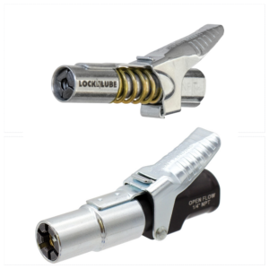 LockNlube Grease Gun Coupler and Locknflate Air Chuck Open -  GC81011 and LNL65001 - Free Shipping