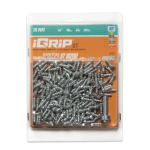 iGRiP ST-18200 18MM SHOULDER STUDS, BOX OF 200