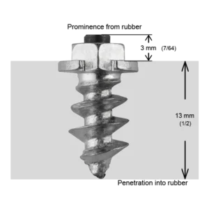 iGRiP 15MM SHOULDER STUDS, BOX OF 150